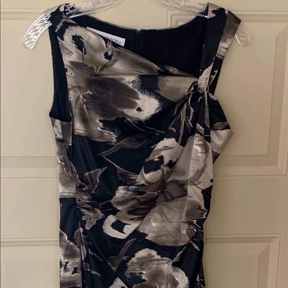 Maggy London Satin Ruched Dress (never worn)